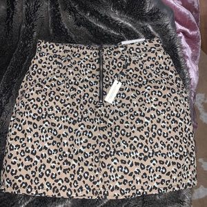 TopShop Leopard skirt